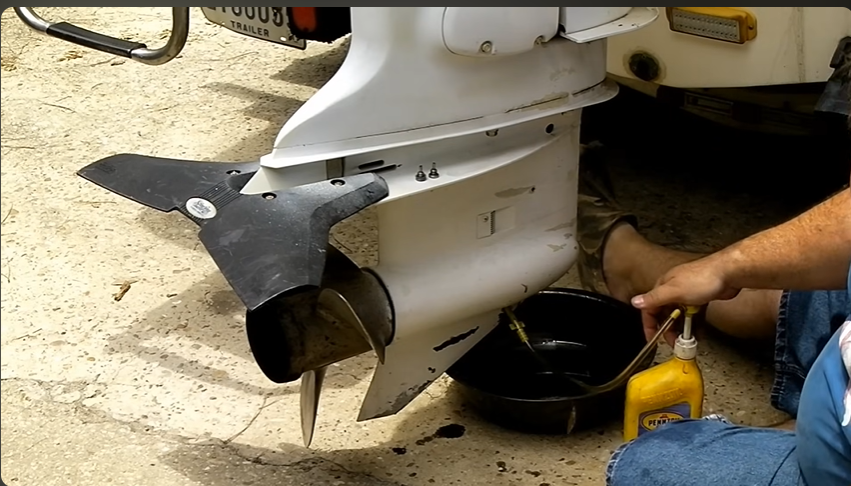 Change Gear Oil in Outboard Motor