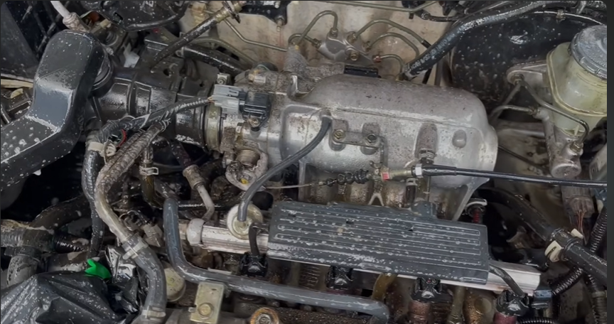 Get Oil off Your Engine