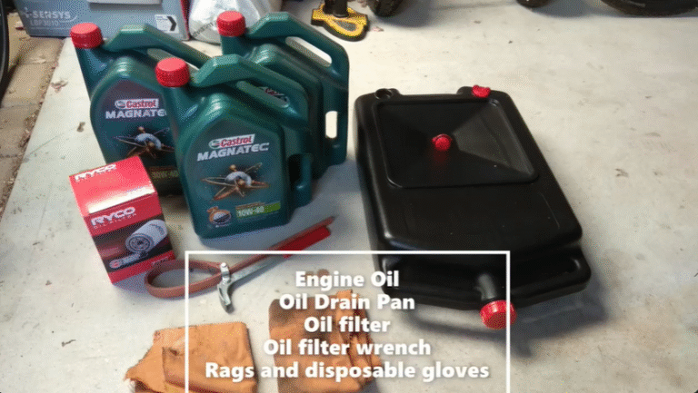 How to Change Oil Without Ramps