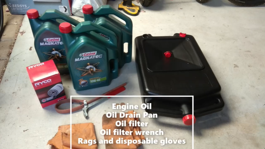 How to Change Oil Without a Jack