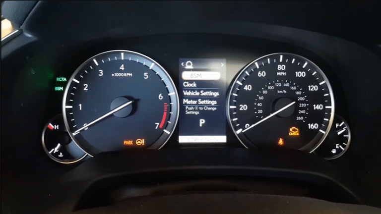 How to Check Lexus Oil Life
