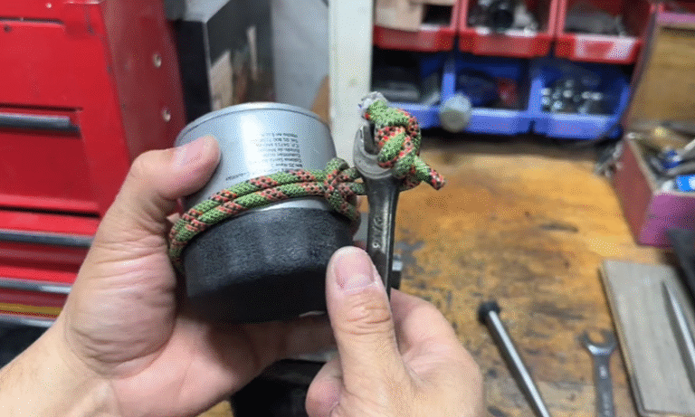 How to Make Oil Filter Strap Wrench