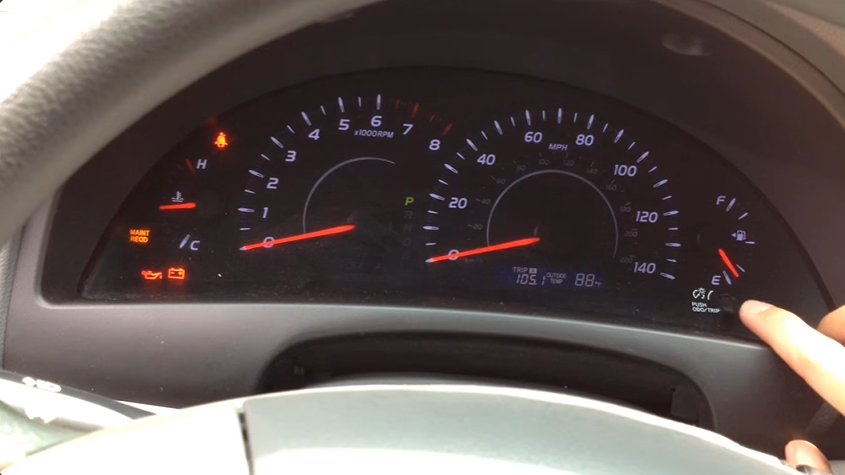 How to Reset Oil Light on 2011 Toyota Camry?