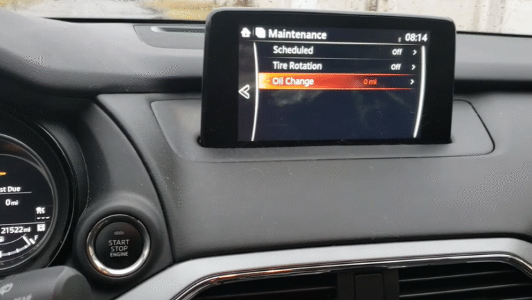 How to Reset Oil Light on 2018 Mazda Cx 9