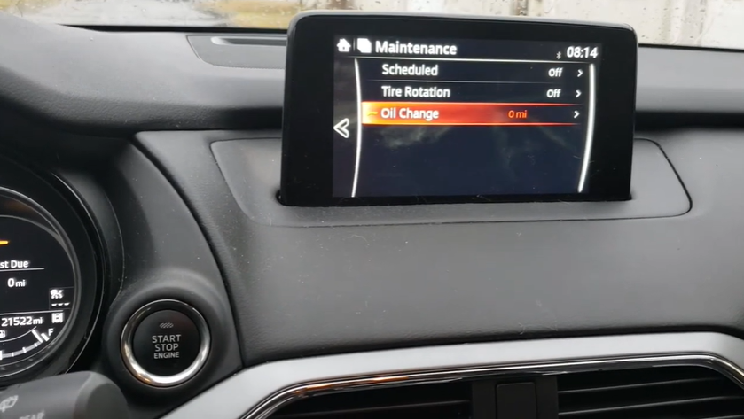 How to Reset Oil Light on 2018 Mazda Cx 9