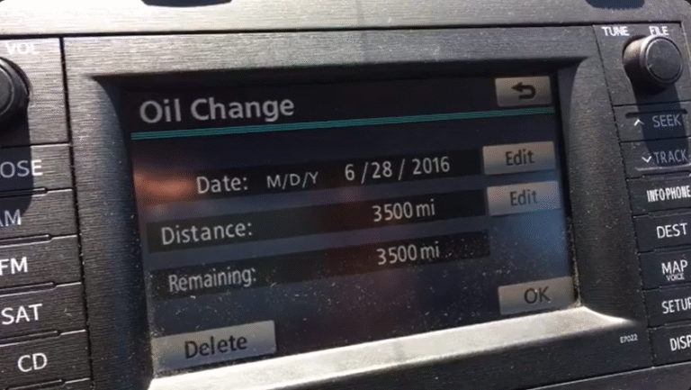 How to Reset Oil Maintenance Light on 2010 Prius