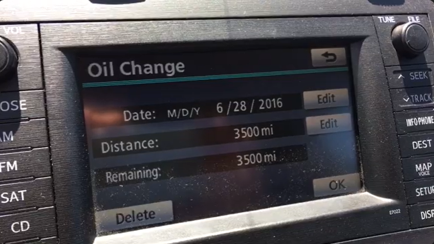 How to Reset Oil Maintenance Light on 2010 Prius
