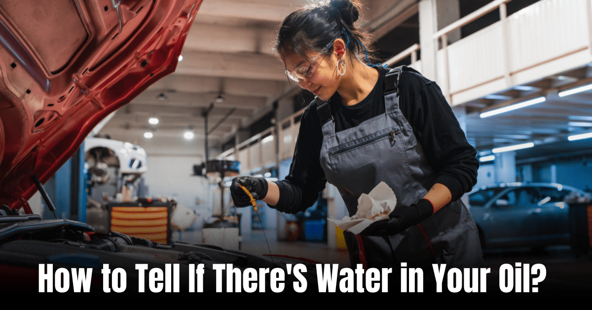 How to Tell If There'S Water in Your Oil