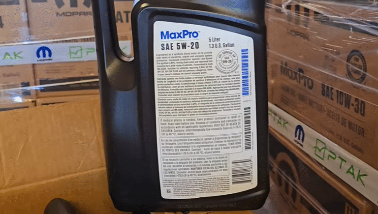Is Mopar 5W20 Oil Synthetic