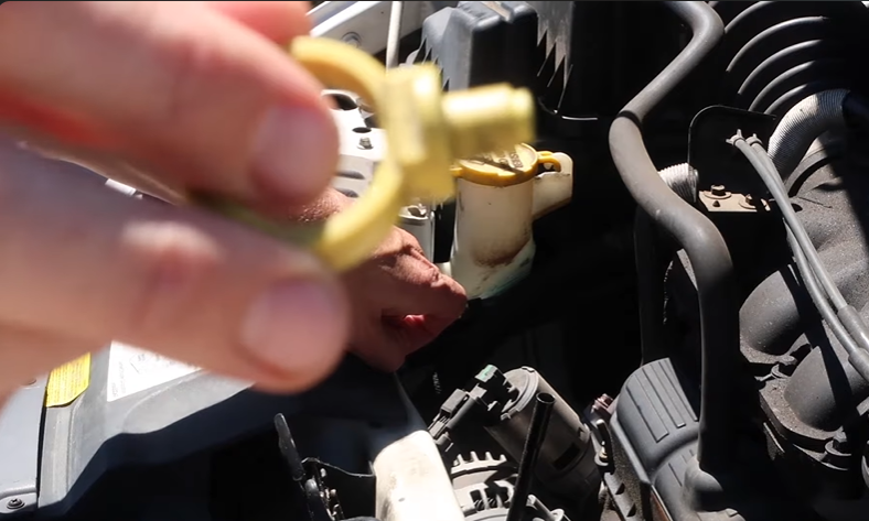 HOW TO REMOVE A BROKEN OIL DIPSTICK STUCK INSIDE THE TUBE
