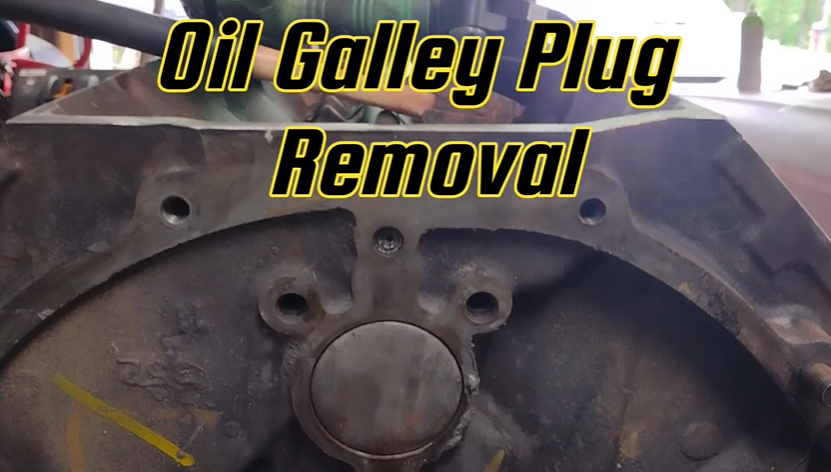 Remove Oil Galley Plugs
