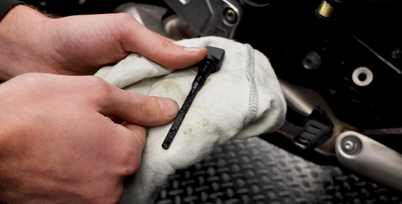 Check Motorcycle Oil