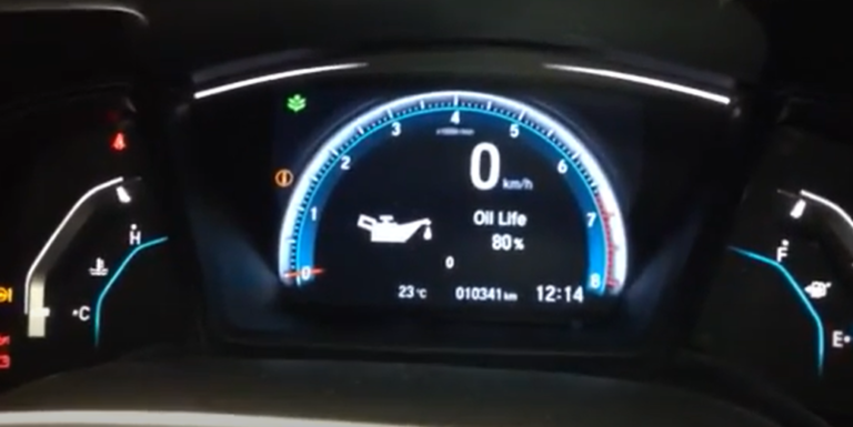 How to Reset Oil Life Honda Civic 2016