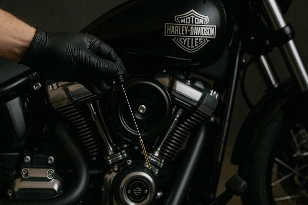 How to Check Oil on a Harley Davidson Motorcycle