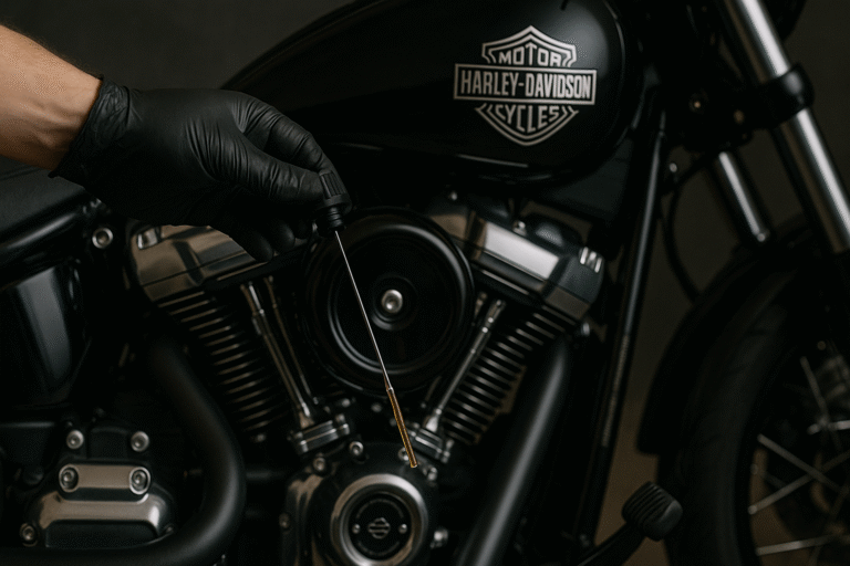 How to Check Oil on a Harley Davidson Motorcycle