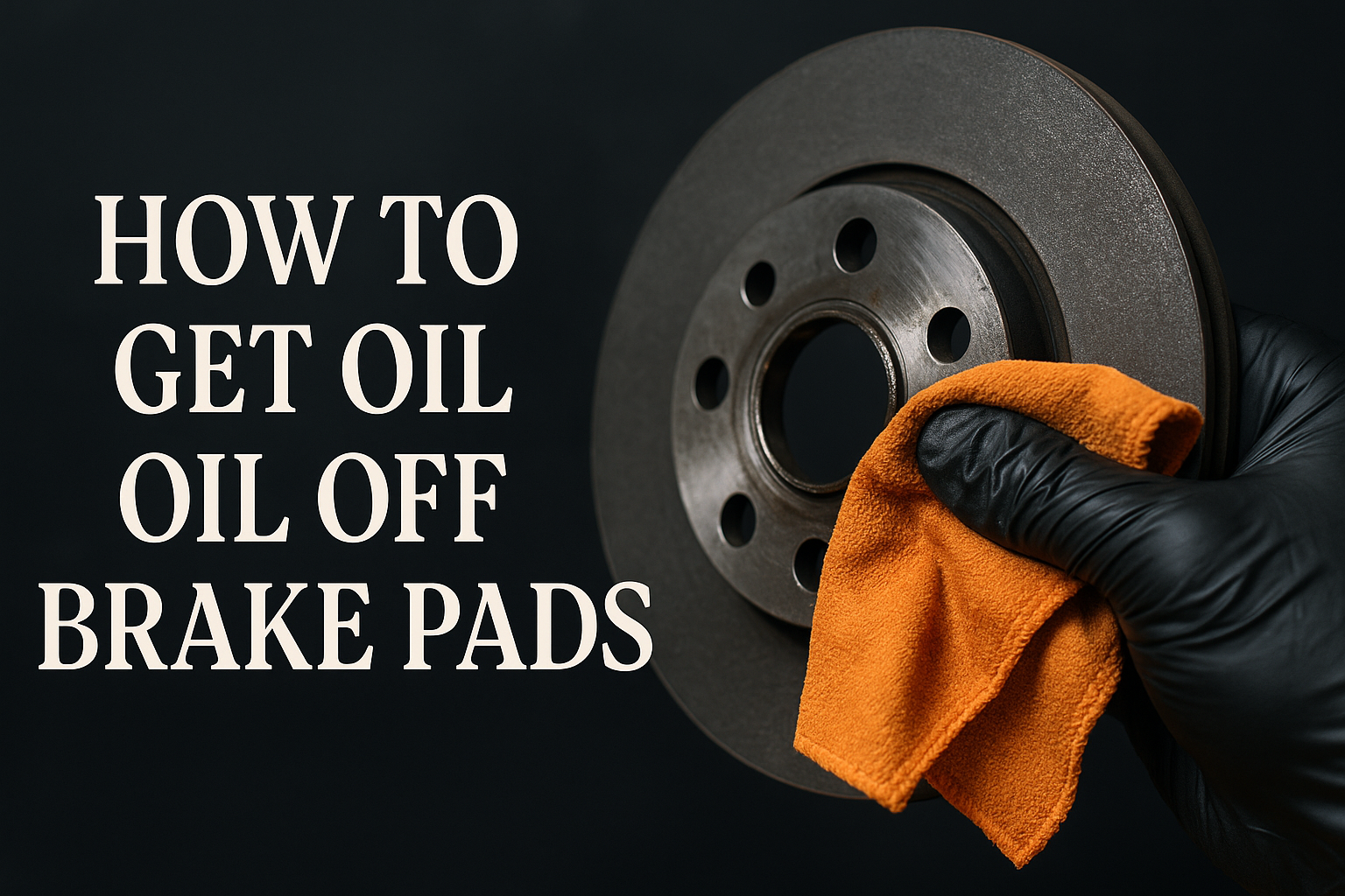 How to Get Oil off Brake Pads?