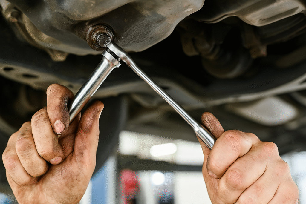 How to Get a Stripped Oil Drain Plug Out