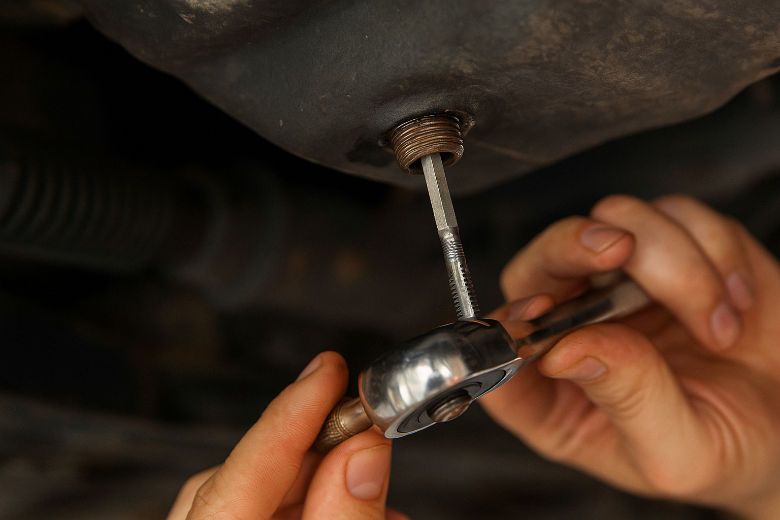 How to Repair Stripped Oil Pan Plug?