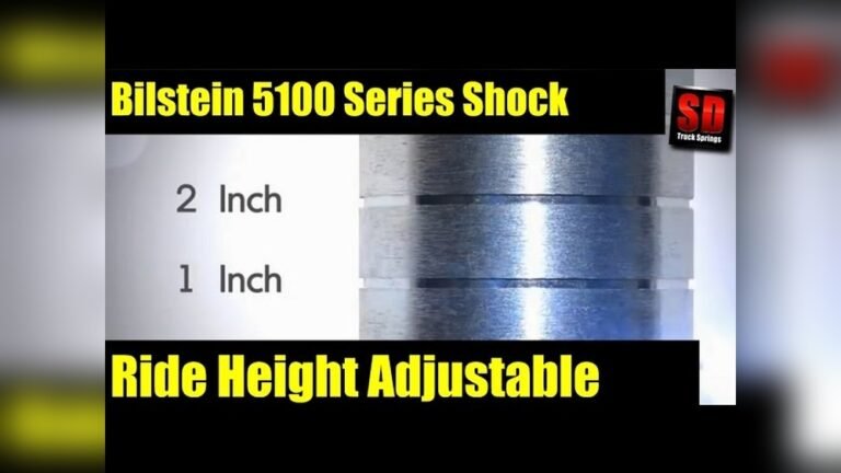 Can You Adjust Bilstein 5100 After They are Installed