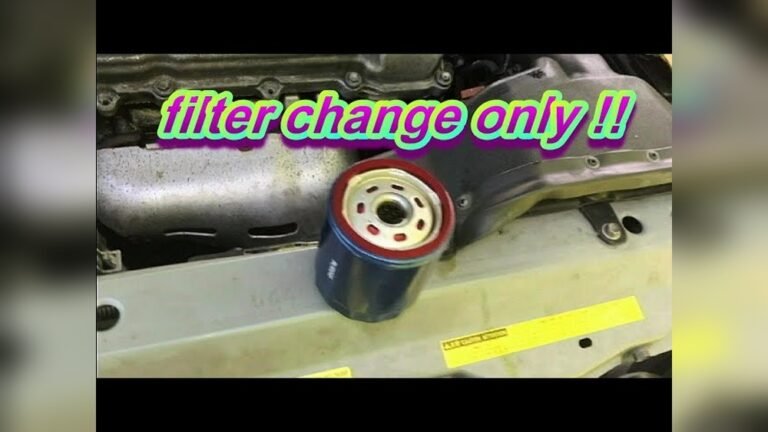 Can You Change an Oil Filter Without Changing the Oil