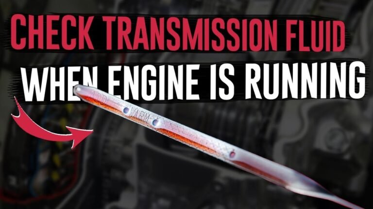 Can You Check Transmission Fluid While Car is Running