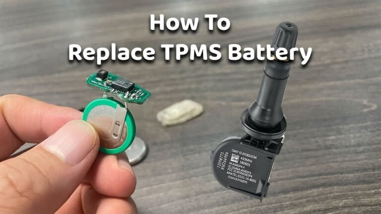Can You Replace the Battery in a Tire Pressure Sensor