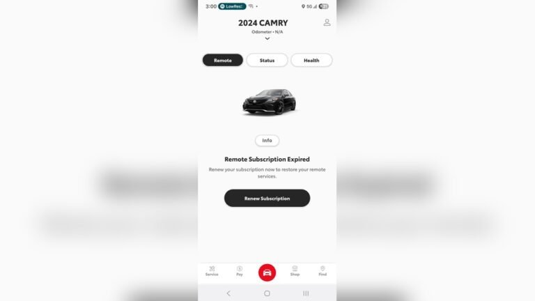 Does Toyota Require a Subscription for Remote Start