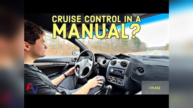 How Does Cruise Control Work on a Manual Transmission