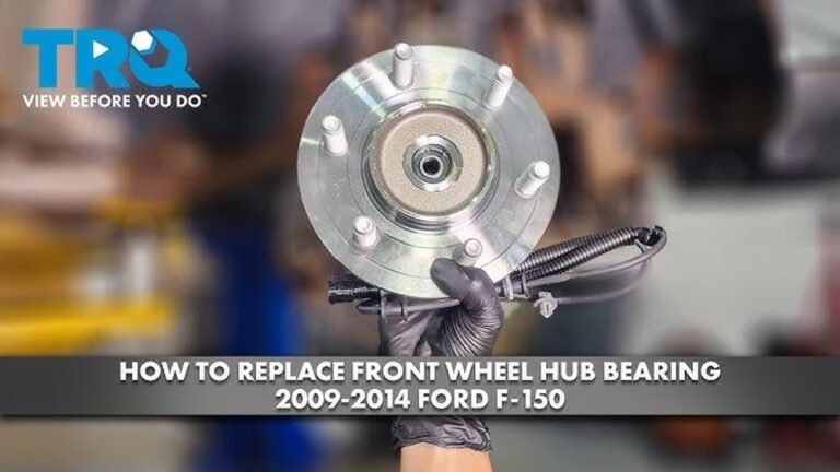 How to Change Front Wheel Bearing on Ford F150 4X4