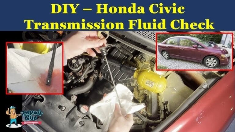 How to Check Automatic Transmission Fluid in Honda Civic