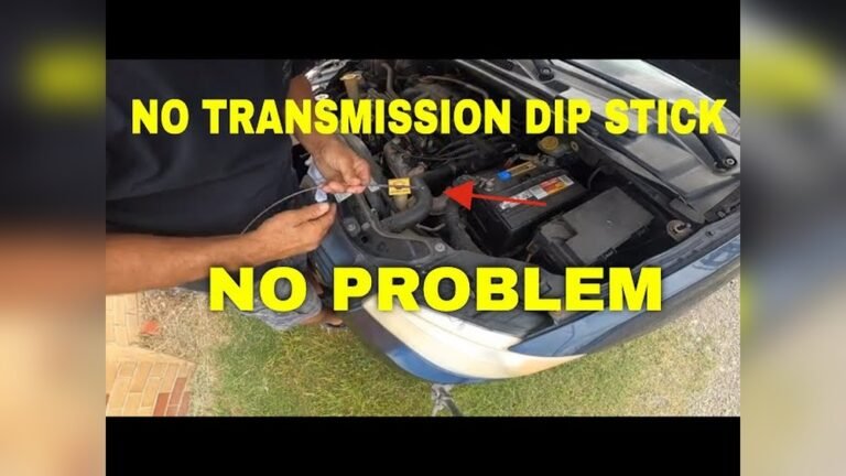 How to Check Transmission Fluid Without a Dipstick