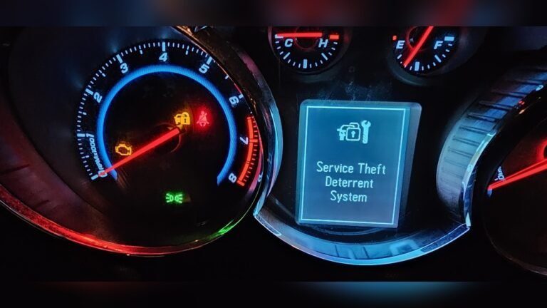 How to Fix Service Theft Deterrent System Chevy Cruze