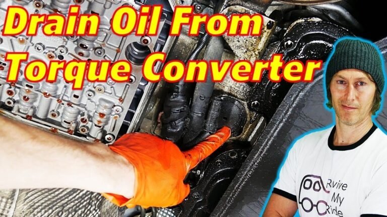 How to Flush Transmission Fluid from Torque Converter