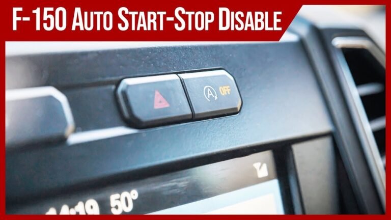 How to Permanently Disable Auto Start Stop Ford F150