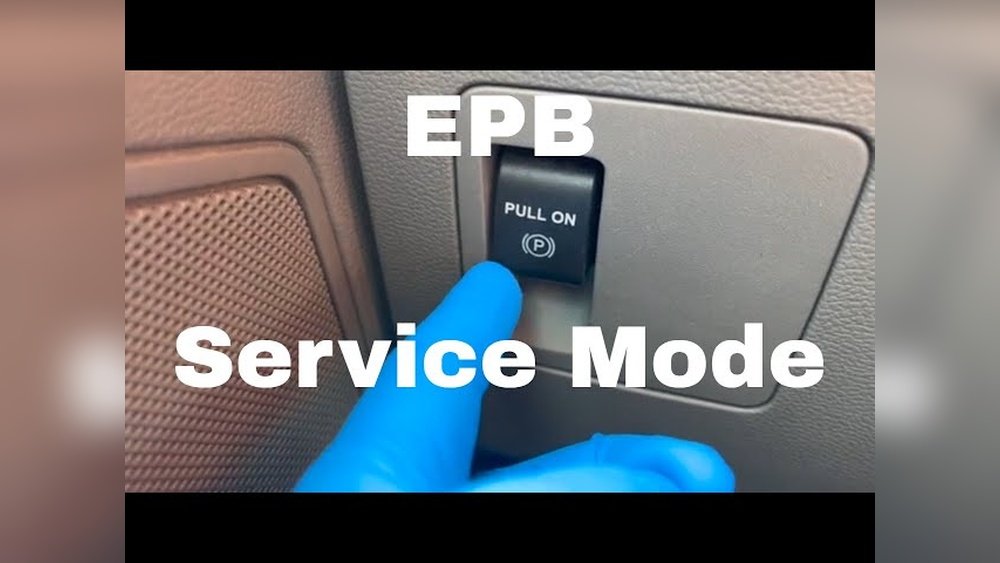 How to Put Electronic Parking Brake in Service Mode