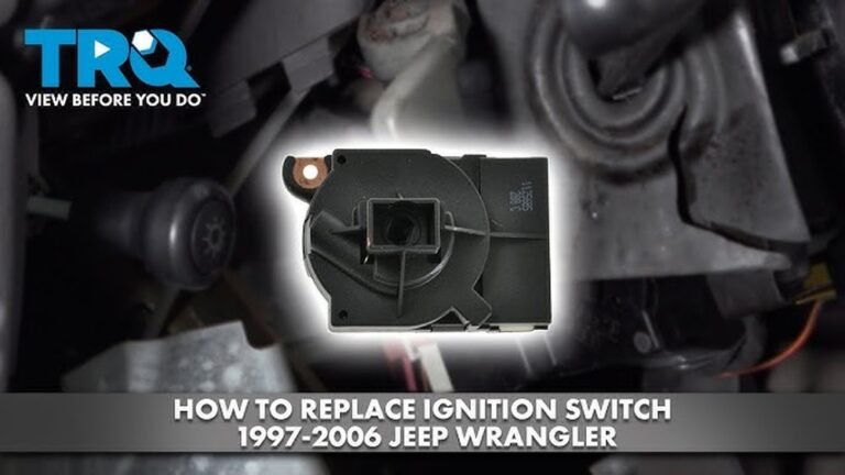 How to Replace 2000 Jeep Wrangler Ignition Lock Cylinder
