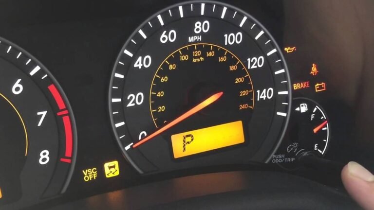 How to Reset 2010 Toyota Corolla Maintenance Light