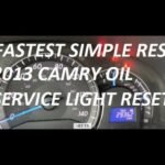 How to Reset Maintenance Light on Toyota Camry 2013: Quick & Easy Guide
