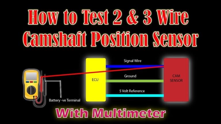How to Test a Camshaft Position Sensor With a Multimeter