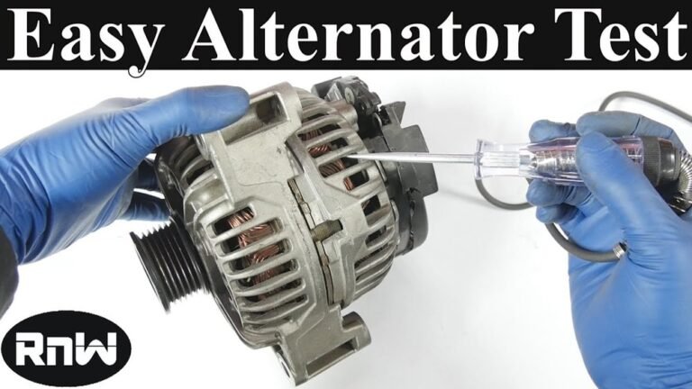 How to Test Alternator by Disconnecting Battery Positive Or Negative