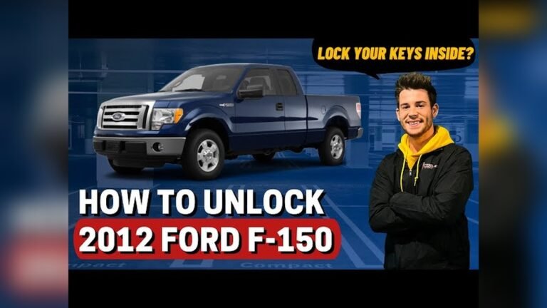How to Unlock 2010 Ford F150 With Keys Locked Inside