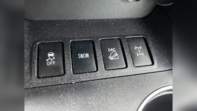 What Does the Snow Button Do on a Toyota Highlander