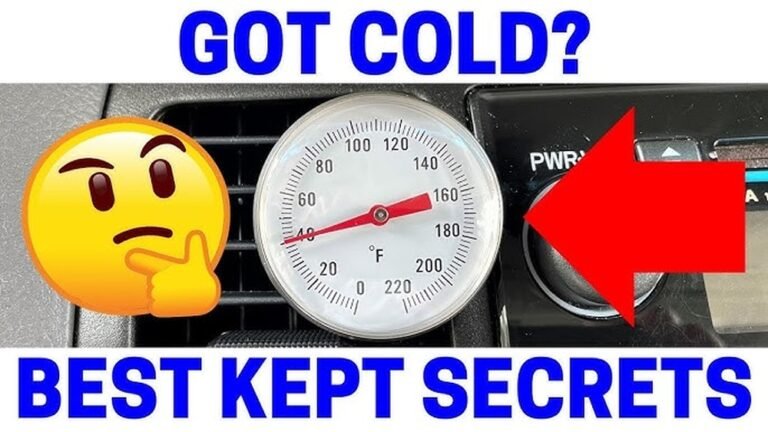 What Temperature Should a Car Air Conditioner Blow