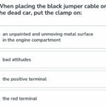 When Placing the Black Jumper Cable on the Dead Car: Essential Safety Tips