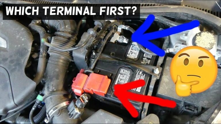 When Putting a Battery in a Car Which Terminal First