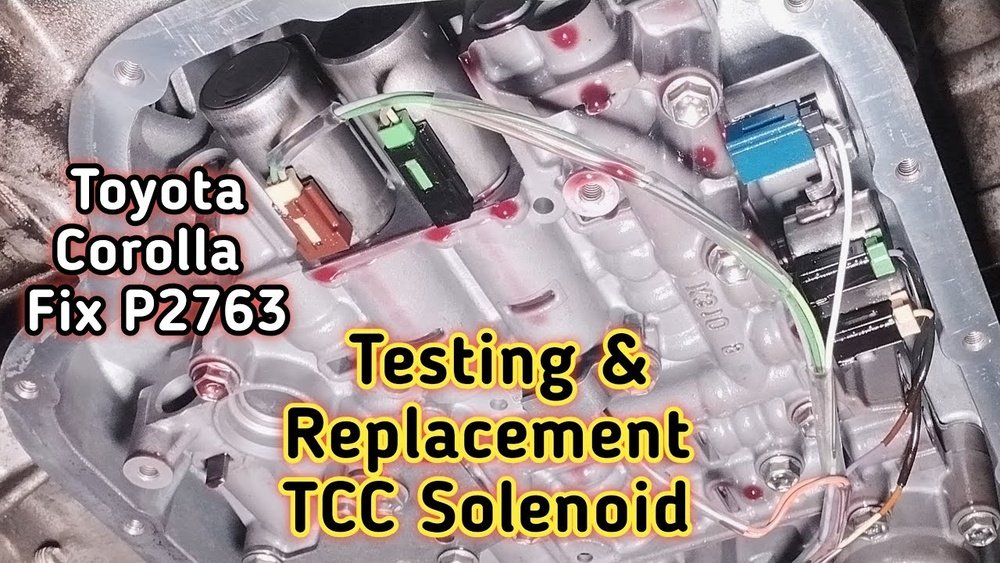 Where is the Torque Converter Clutch Solenoid Located