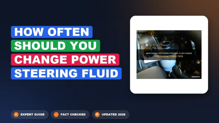 How Often Should You Change Power Steering Fluid in 2026