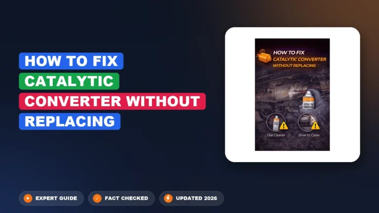 How To Fix Catalytic Converter Without Replacing 2026