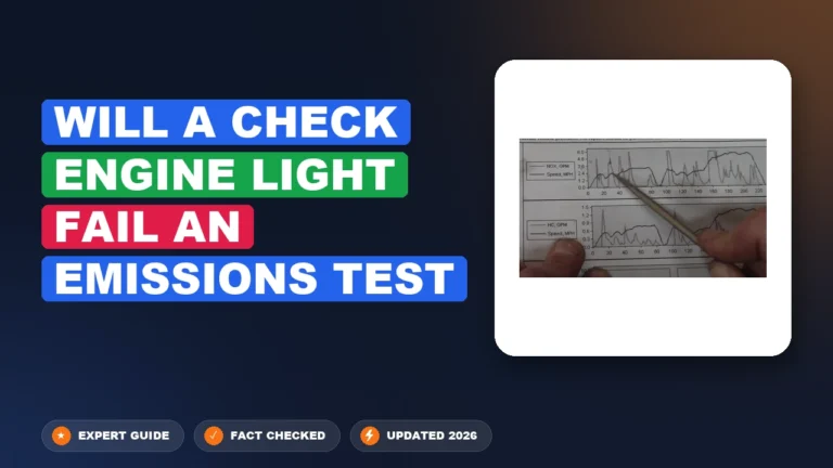 Will a Check Engine Light Fail an Emissions Test in 2026