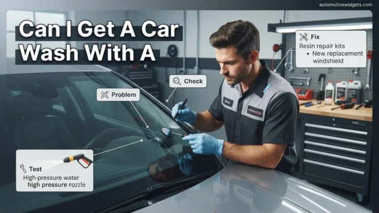 Can I Get a Car Wash With a Cracked Windshield? Expert 2026